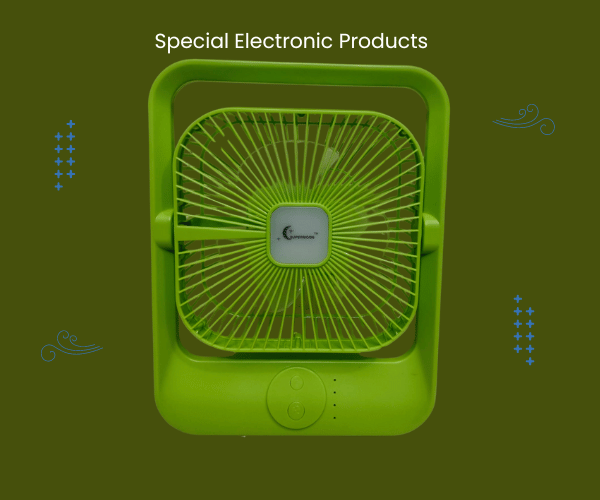 Portable Mini Fan with LED Light