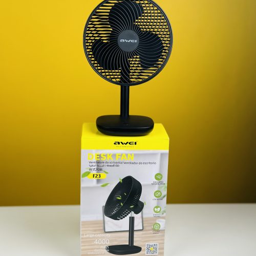 Awei-F23-Portable-USB-Rechargeable fan